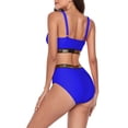 thumbnail image 4 of Elegante traje de baño suelto de color sólido para mujer Blusa superior Casual Atractivo OAVQHLG3B Store  lin121212, 4 of 4