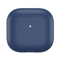GJX Silicone Case for Airpods 4 (2024) Earphone Cover Protective Case(Dark Blue)