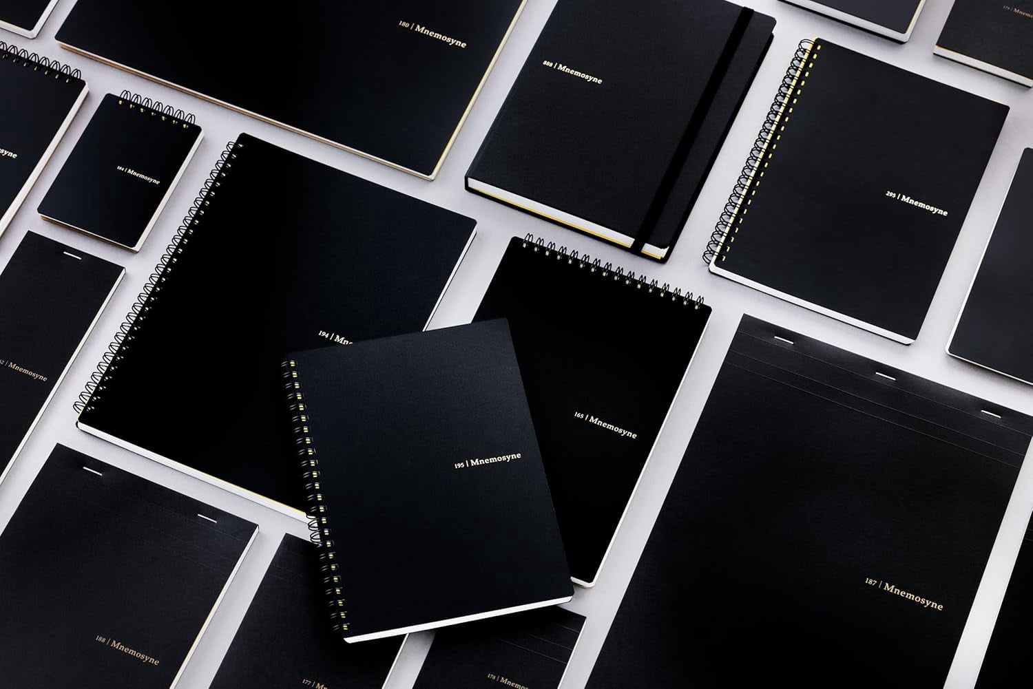 A6 Mnemosyne Notebook 7mm Line, 80 Pages 5 Pack