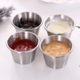 thumbnail image 4 of 40x Tazas de Acero Inoxidable de Salsa, Taza para Salsa, Tazas de Condimentos Individuales, 4 of 8