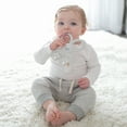 thumbnail image 6 of Dr. Brown's Flexees Teether, Gray Bunny, Soft 100% Silicone, Baby Teether, BPA Free, 3m+, 1 Pack, 6 of 8