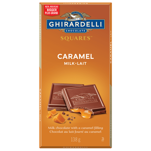 GHIRARDELLI Milk Chocolate Caramel Bar, 138g, 138 g