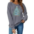 thumbnail image 3 of Neewe Women's Oversized Sweatshirt Christmas Crewneck Long Sleeve Casual Loose Pullover Tops, 3 of 4