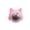 Pink, variant on zhonghuaying Cat Interactive Licking Toy, Wall Mounted Rotating Chew Station with Cute Cat Shape Holder, Indoor Play Toy for Cats,Pink