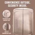 thumbnail image 4 of Hardside 20-Inch Carry-On Expandable with Combo Lock Spinner Suitcase, Rose Gold, 4 of 7