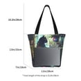 thumbnail image 4 of Ratiio Cosmic Cat In Window Print Shoulder Bag for Women, Polyester Crossbody Purse Lightweight Handbag for Daily Travel and Casual Use, 4 of 6