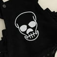 thumbnail image 4 of My First Halloween Baby Girl Outfit Newborn Corduroy Skull Bubble Romper Bodysuit Overalls With Headband Cute Fall Clothes Sets, 4 of 8