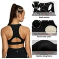 thumbnail image 4 of Women's Medium Support Back Pocket Energy Sport Bra Cotton Feel Back Pocket, 4 of 4