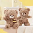 thumbnail image 2 of Oso de alta calidad con tarro de miel, animales de peluche con abeja, juguetes de peluche, muñeca, almohada, niños, amantes, cumpleaños, regalo de bebé, 2 of 3