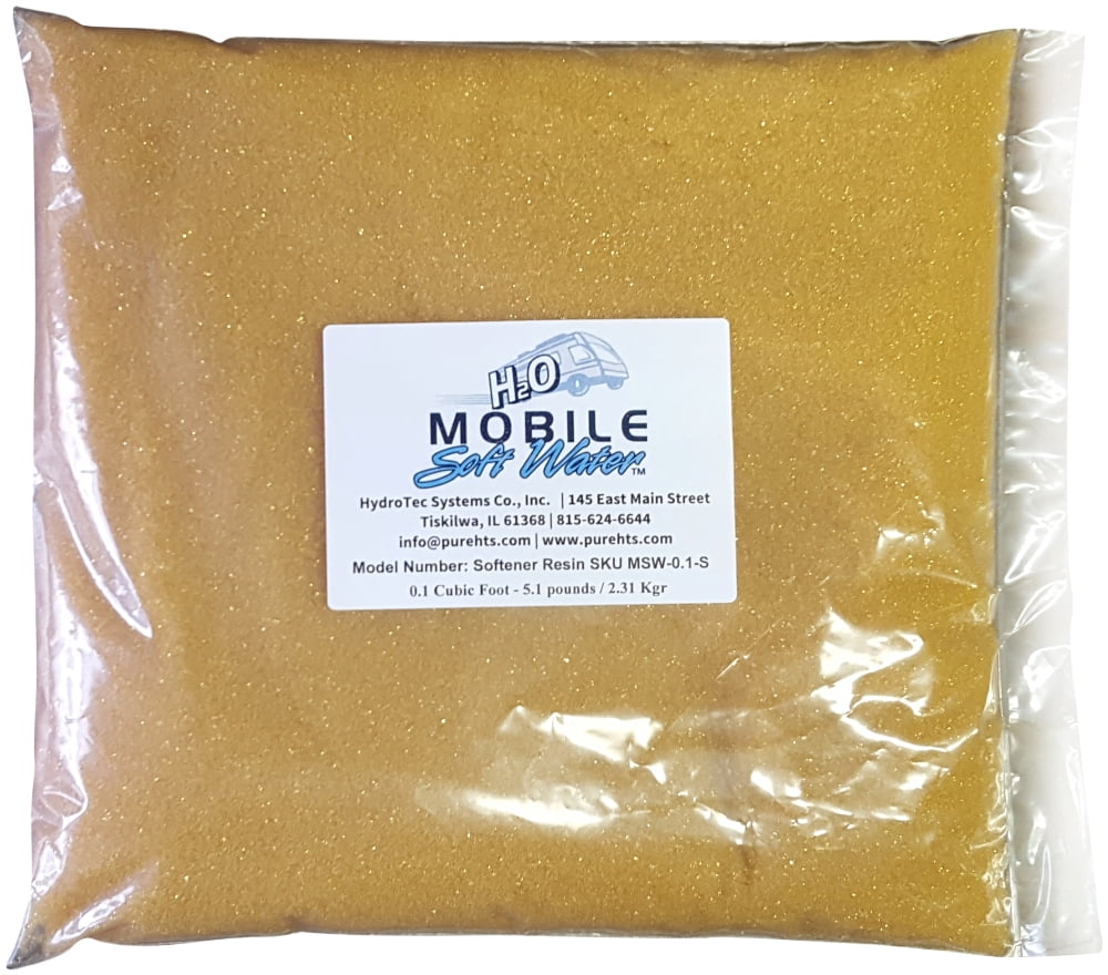 0.1 Cubic Foot Water Softener Resin | High Capacity Cation Exchange Resin For Home & Industrial Water Softeners