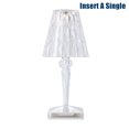thumbnail image 3 of CAROOTU Acylic Diamond Table Lamp Crystal 3D Effect Desktop Lamp USB Night Light Dimming Bedside Light, 3 of 7