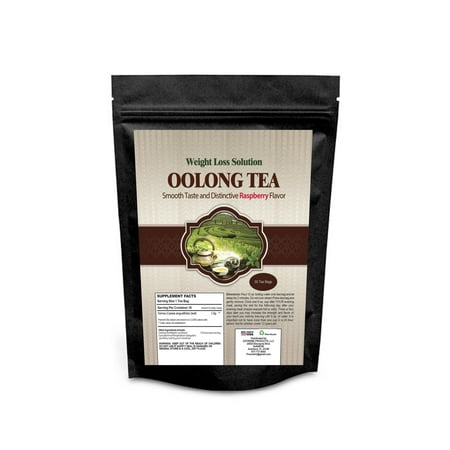 Weight Loss Solution Oolong Raspberry Weight Loss, Detox and Body Cleanse Tea (30 (The Best Oolong Tea For Weight Loss)