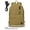 Khaki, variant on LAVA Canvas Laptop Backpack 15.6", Water Resistant USB Travel School Bag Men Women