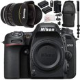 thumbnail image 1 of Nikon D7500 DSLR Camera (Body Only) 9PC Accessory Bundle – Includes Ultimaxx 6.5mm f/3.5 Manual Focus Aspherical Fisheye Lens + MORE - International Version (No Warranty), 1 of 1