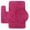 Pink, variant on SAMIMPORT-2011 Super Soft Red Chenille Bath Rug, Anti-Slip Backings, 3 Count