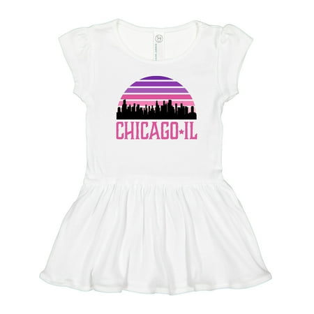 

Inktastic Chicago Gifts Souvenirs for Kids Gift Toddler Girl Dress
