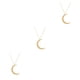 thumbnail image 4 of Qarigey Collar de cadena de moda Ajustable Luna firme Colgantes colgantes de oro Decoraciones Gargantillas del día de San Valentín para niñas Type1 NO1 Qarigey CBP201385, 4 of 6