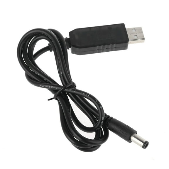 Zeiwohndc USB Step-Up 5V to 12V 5.5x2.1mm Power Supply Cable for Wifi Router LED Strip
