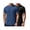Black&navy Blue, variant on Mens Sun Protection Shirt Summer Short Sleeve Water Shirts Beach Fishing Shirts for Men
