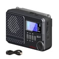 thumbnail image 2 of JIAHAOO Compact AM FM SW Radio USB SD Compatible Black For Home Kitchen Camping Personal Relaxation, 2 of 10