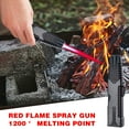 thumbnail image 3 of HOARBOEG Windproof Straight Torch Blue Flame Lighter Butane Torch Turbine Torcher Inflatable Gas Windproof Lighter Refillable Butane Lighter For Outdoor BBQ Baking, 3 of 3
