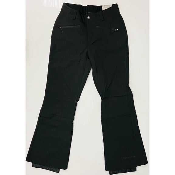 Free Country Ladies Softshell 4 Way Stretch Ski Pants Black Size Medium 8-10