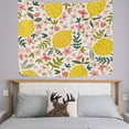 thumbnail image 2 of GZHJMY Tapestry Wall Hanging Flower Yellow Lemon Fruits Tapestry Decorative Wall Blanket Bedding Tapestry for Bedroom Living Room Dorm 80x60 inch Gift Decor, 2 of 7
