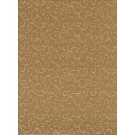 Garden Party Iron Gate Indoor/Outdoor Rug, Driftwood, 5'6" x 7'6"