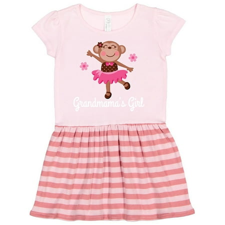 

Inktastic Grandmama Girl Ballerina Monkey Gift Toddler Girl Dress