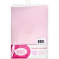 thumbnail image 2 of Luvable Friends Baby Girl Fitted Crib Sheet, Pink Solid, One Size, 2 of 3