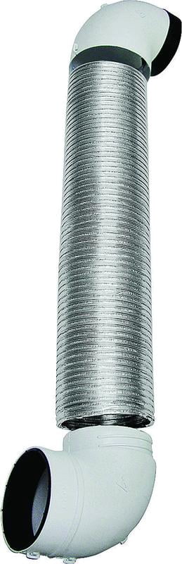 Lambro Industries 4004 Quick Connect Flexible Aluminum Duct Dryer Vent Kit