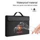 thumbnail image 2 of Inteprter Bolsas de documentos ignífugas Bolsa resistente al agua segura contra incendios portátil para documentos legales Archivos Joyas cartulina, 2 of 4