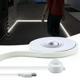 thumbnail image 2 of 5M PIR Motion Sensor COB LED Strip Neon Lights 320LEDS/M Waterproof USB Led Tape Night Light Room Wall Backlight Lighting Decor (Natural White,2m), 2 of 7