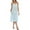Aqua, variant on Raviya Womens Tiered Rayon Cover-Up Blue L