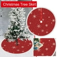 thumbnail image 3 of Upgraded&nbsp;35 Inch Christmas Tree Skirt Christmas Tree Bottom Decoration Tree Skirt For Merry Christmas Party Christmas Snowflake Decoration Y, 3 of 6