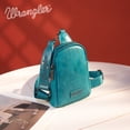 thumbnail image 3 of Wrangler Crossbody Sling Bags for Women Cross Body Fanny Pack Purse with Detachable Strap Zipper 7.5 "H, Blue, 3 of 8