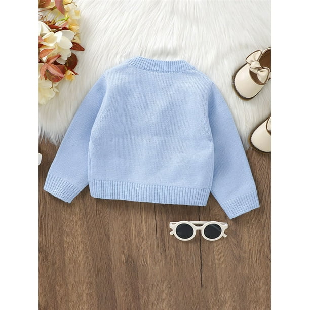 Suefunskry Nouveau-né Bébé Fille Garçon Tricoté à Manches