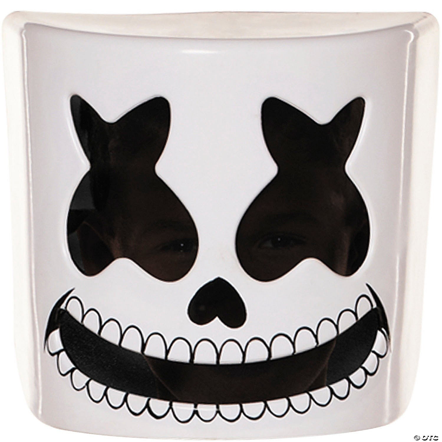 Morris Costumes ISD93787 Adults Marshmello Vampire Half Mask