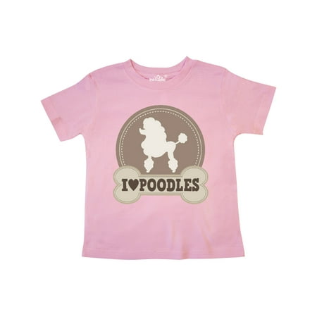 

Inktastic Poodle Dog Lover Gift Gift Toddler Toddler Girl T-Shirt