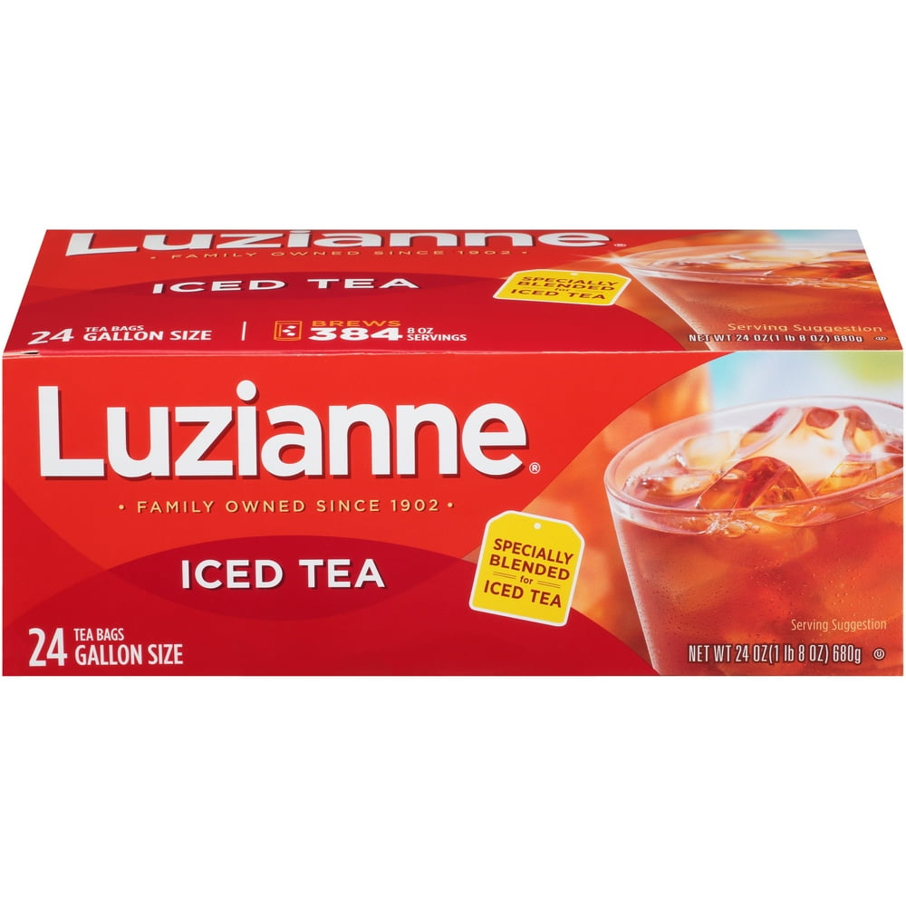 Luzianne, Black Iced Tea Gallon, Tea Bags, 24 ct.