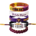 thumbnail image 2 of nipocaio Bracelets de Basket-Ball Signature Sport Bracelet Réglable en Silicone Souvenir Cadeau, 2 of 5