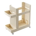 thumbnail image 4 of Estante de almacenamiento para esterilla de Yoga, carrito portátil con ruedas giratorias, estante de almacenamiento para gimnasio en casa, estante de, 4 of 10