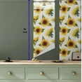 thumbnail image 5 of Ambesonne Nature Peel & Stick Wallpaper for Home, Sunflowers Plain Back Art, 13"x36", Earth Yellow and Olive Green, 5 of 5