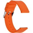 thumbnail image 2 of Silicone Rubber Watch Band, 22mm, Orange, 2 of 7