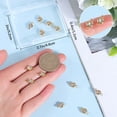 thumbnail image 3 of 1 Box 20Pcs Rhinestone Connectors Charms 304 Stainless Steel Flat Round Link Charms for Jewelry Making, 3 of 7