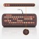 thumbnail image 3 of con e USB Interruptores azules retro para Café Baoblaze teclado mecánico, 3 of 8