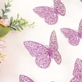 thumbnail image 2 of Efavormart 12 Pack | 3D Purple Butterfly Wall Decals DIY Removable Mural Stickers Cake Decorations, 2 of 10