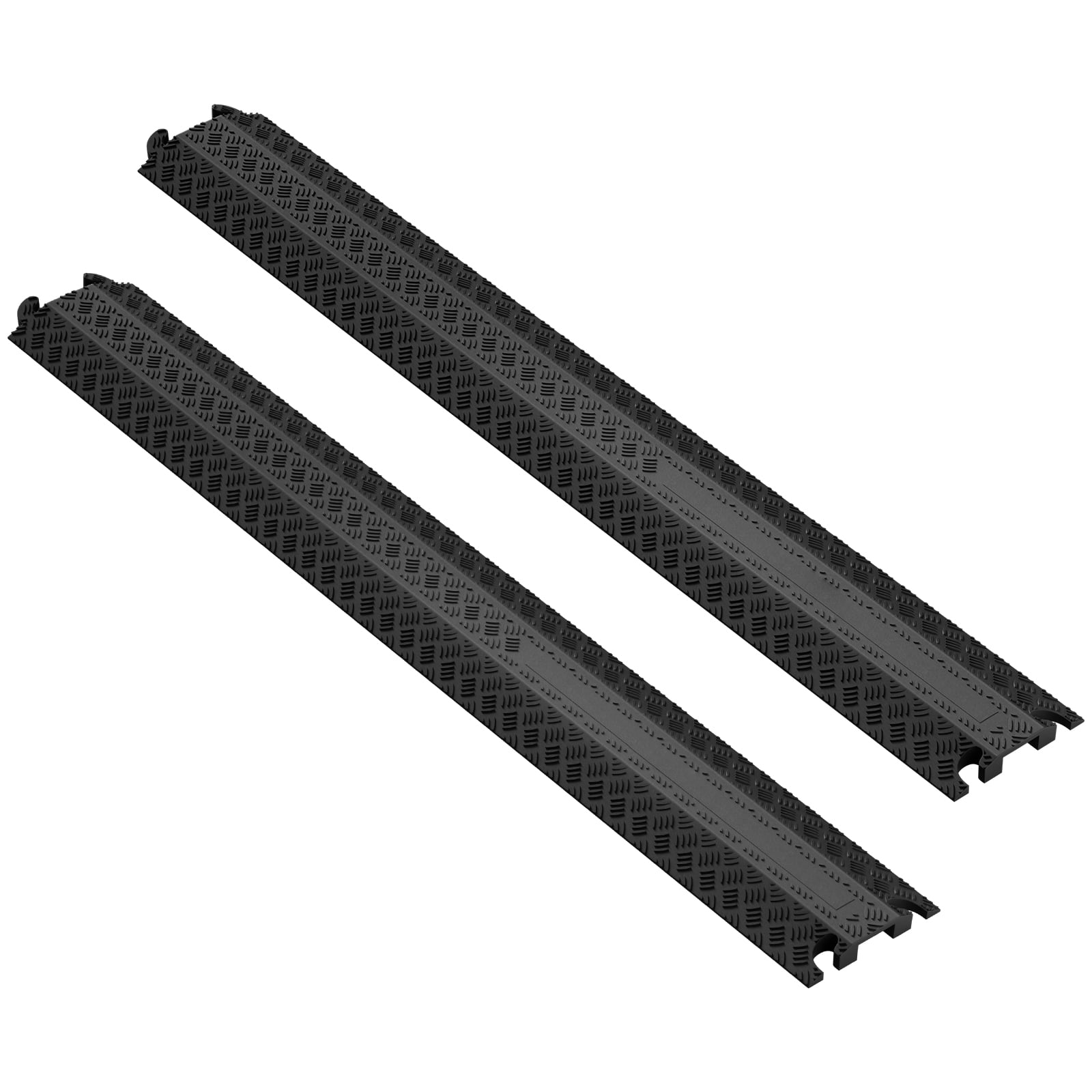 KFFKFF 2000 lbs Cable Protector Ramp Drop Over Cord Cover 2 PCs 39 in Speed Bumps