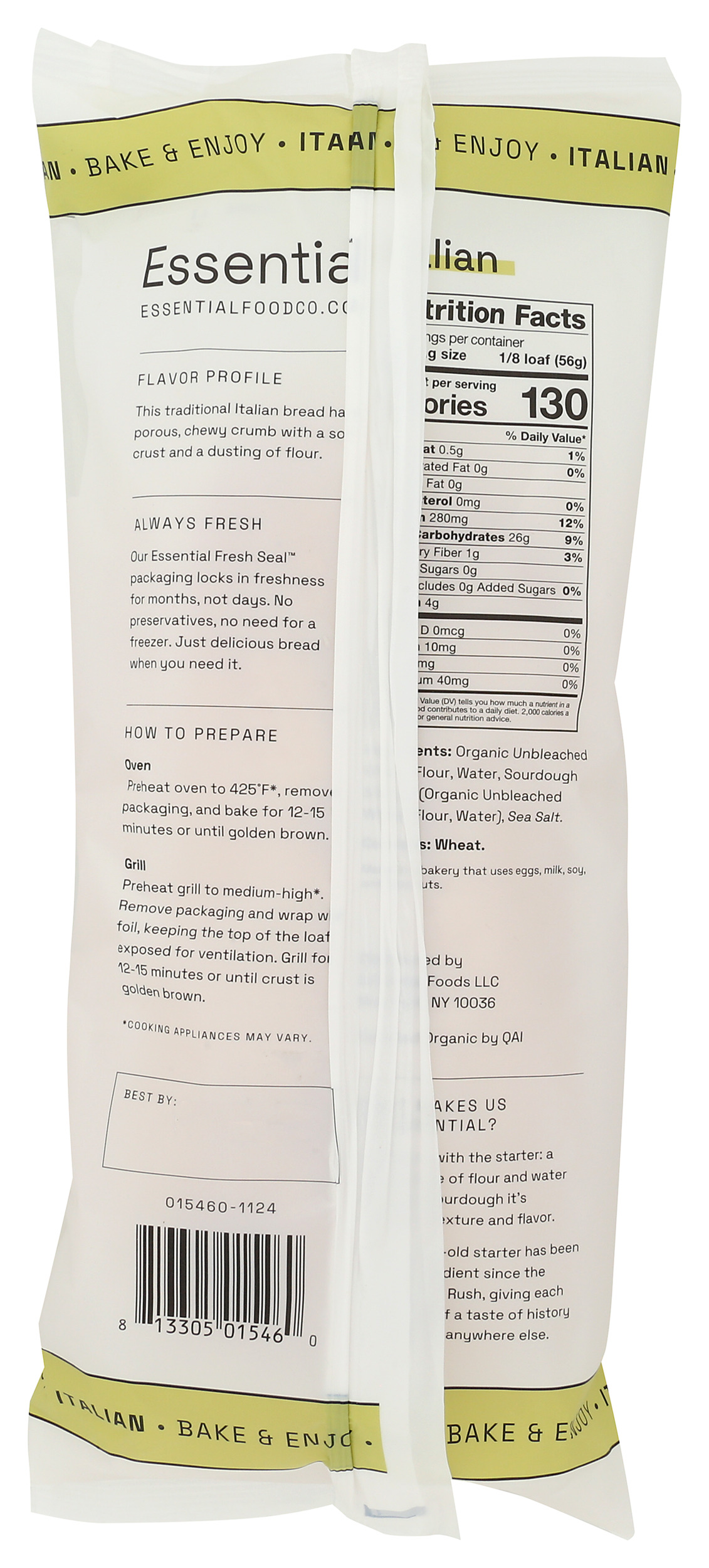 Pack of 16, The Essential Baking Comp Essential Italian Bread, 16 oz