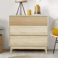 thumbnail image 4 of RichYa 3-Drawer Dresser for Bedroom, Chest of Drawers with Storage,Wooden Nightstand for Bedroom,Living Room, 4 of 9